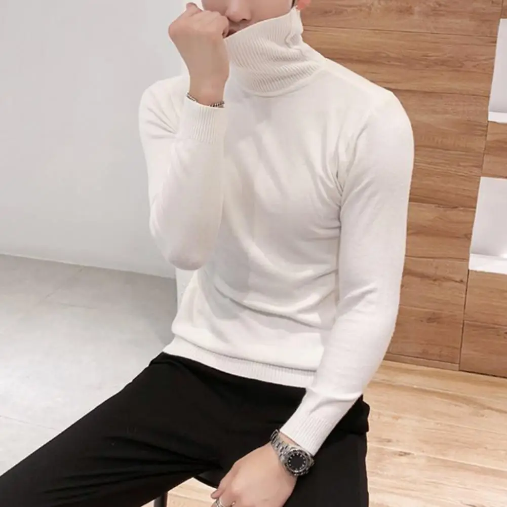 Stylish Men Base Sweater Super Soft Slim Fit Fine Touch Pullover Sweater Turtleneck Temperament Men Sweater for Daily Wear
Stylish Men Base Sweater Super Soft Slim Fit Fine Touch Pullover Sweater Turtleneck Temperament Men Sweater for Daily Wear