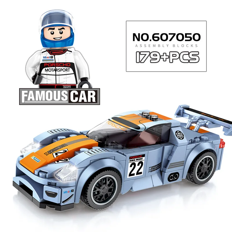 City Racing Car Boys Toys Building Blocks Supercar Champion Racer Ornament Speed Game Technique Toy Friend Creative Garage Set
City Racing Car Boys Toys Building Blocks Supercar Champion Racer Ornament Speed Game Technique Toy Friend Creative Garage Set