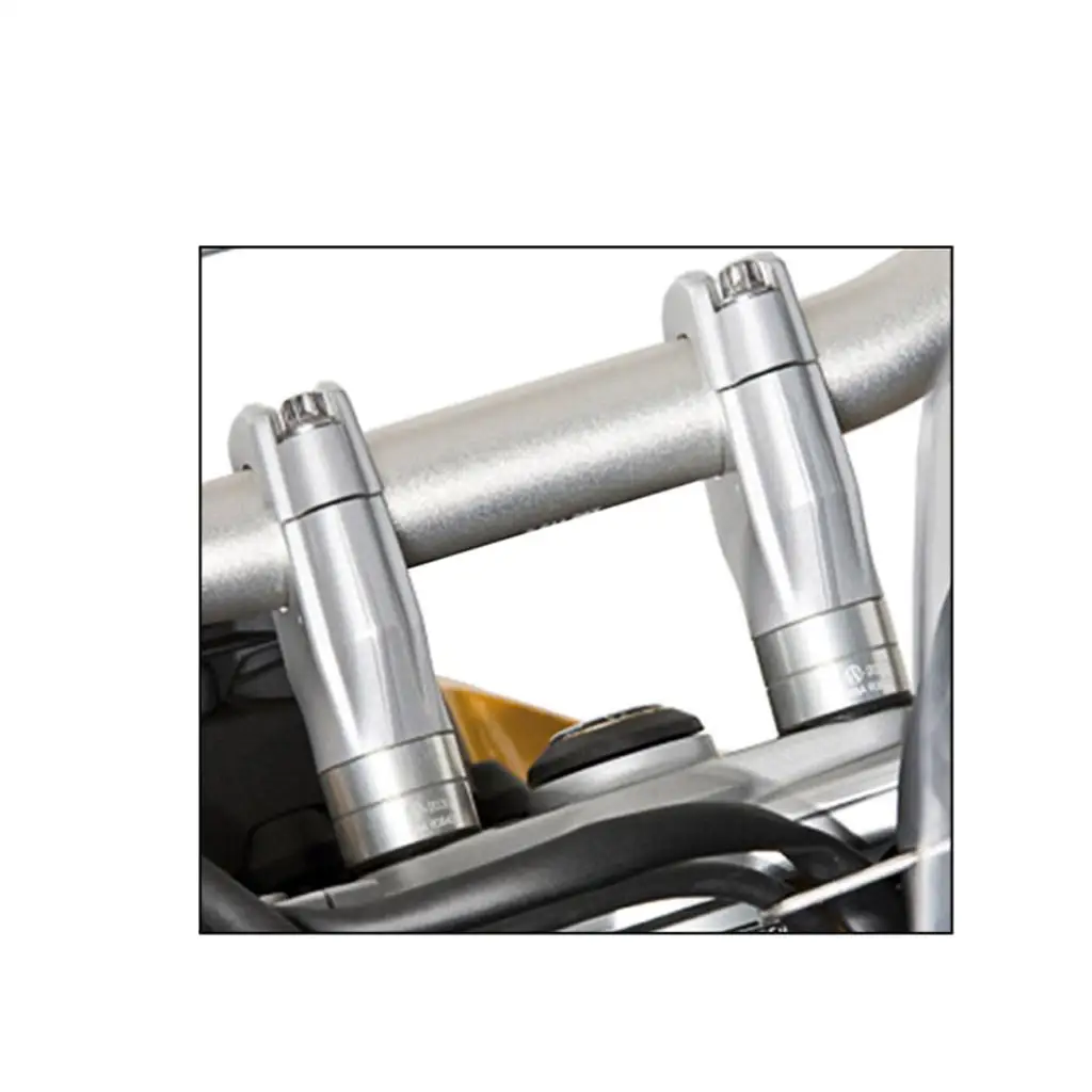 Handlebar Bar Riser 30mm Height Compatible for BMW F650GS Twin, F700GS, F800GS 2008-2017, F800GS Adventure 2013-2018 (Silver)
Handlebar Bar Riser 30mm Height Compatible for BMW F650GS Twin, F700GS, F800GS 2008-2017, F800GS Adventure 2013-2018 (Silver)