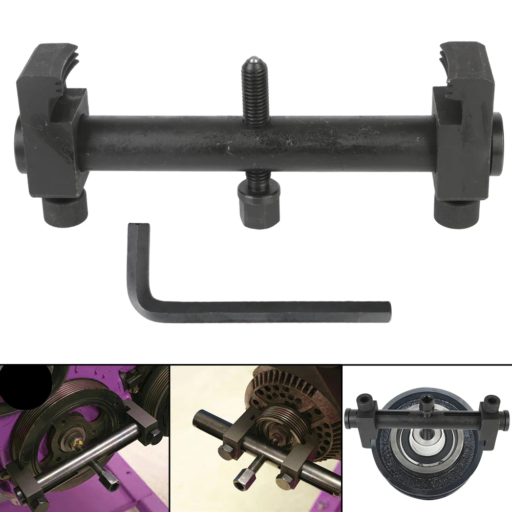 Puller for Ribbed Drive Pulley Crankshaft Auxiliary Remover Universal Car Repair Tool Hex Allen Key Low Profile Pulley Kit
Puller for Ribbed Drive Pulley Crankshaft Auxiliary Remover Universal Car Repair Tool Hex Allen Key Low Profile Pulley Kit