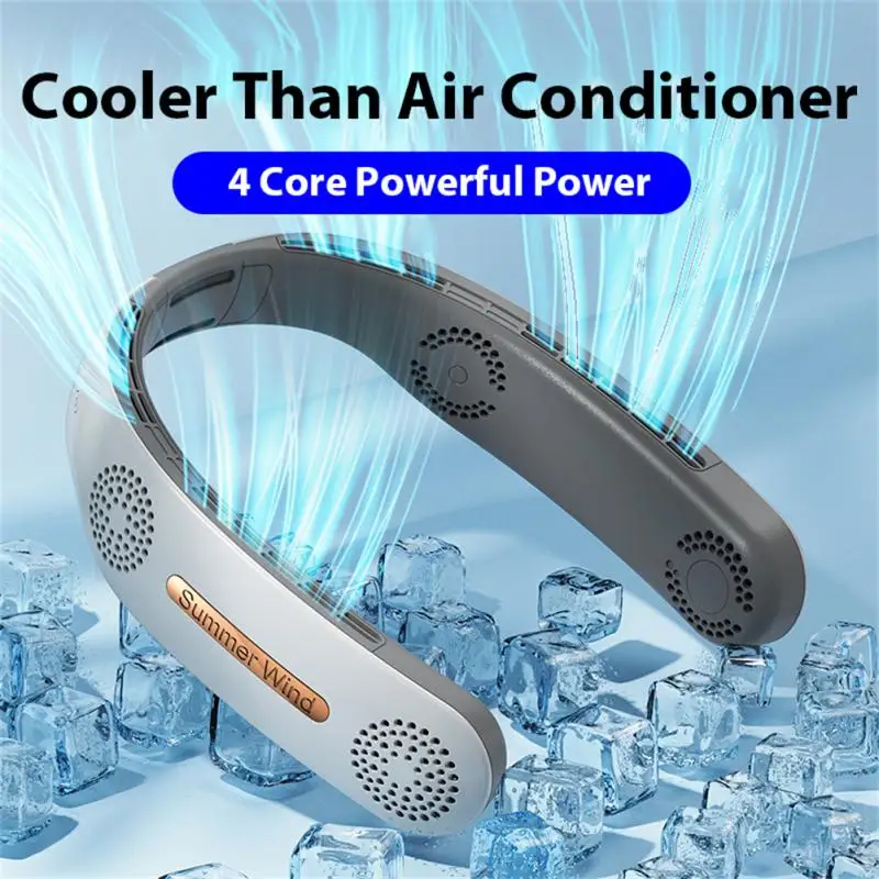 Portable Neck Fan Electric Wireless FAN USB Rechargeable Mini Ventilador Cooling Bladeless Mute Neckband Fan For Outdoor Sports
Portable Neck Fan Electric Wireless FAN USB Rechargeable Mini Ventilador Cooling Bladeless Mute Neckband Fan For Outdoor Sports