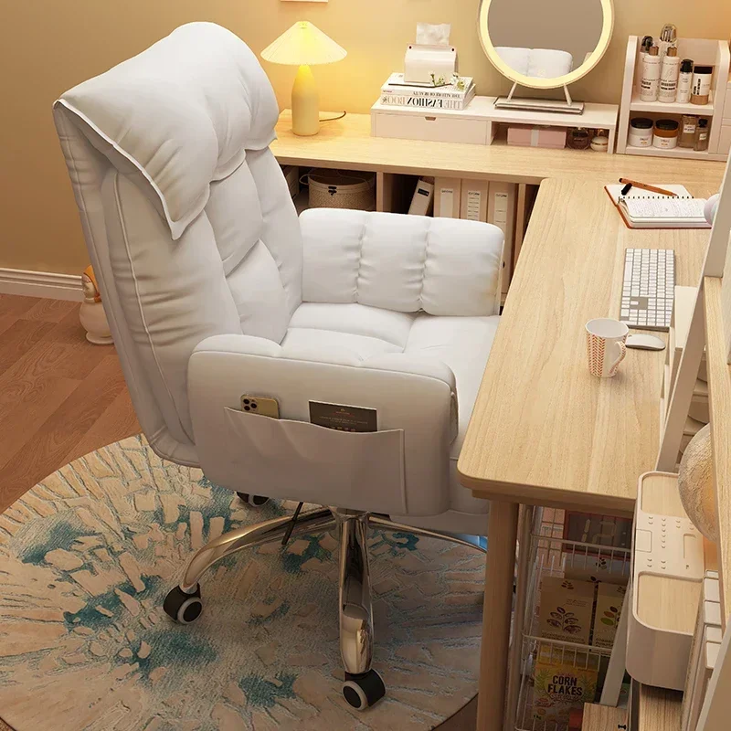 New Soft Lazy Computer Chair Comfortable and Practical Bedroom Home Sofa Chair with Reclining Backrest Bedroom Dressing Chair
New Soft Lazy Computer Chair Comfortable and Practical Bedroom Home Sofa Chair with Reclining Backrest Bedroom Dressing Chair