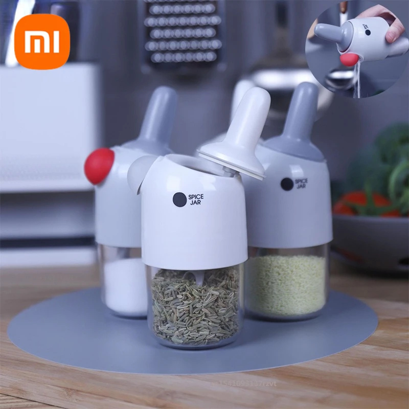 Герметичная влагостойкая крышка и ложка Youpin, одна банка для приправ, барбекю, емкость для приправ бутылка, кухонные бутылки для соли и сахар... 
Герметичная влагостойкая крышка и ложка Youpin, одна банка для приправ, барбекю, емкость для приправ бутылка, кухонные бутылки для соли и сахар...