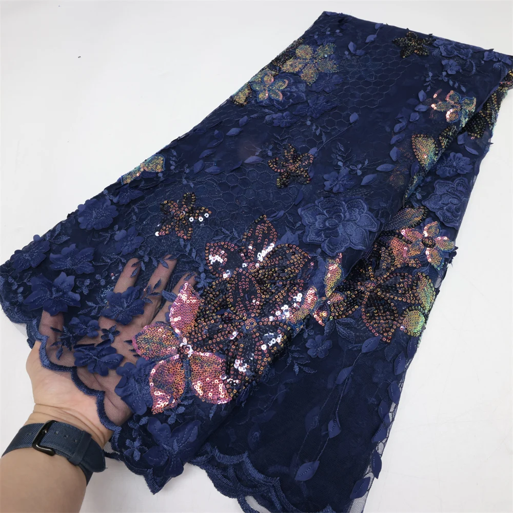 High Quality African 3D Sequins Lace Fabric French Net Embroidery Tulle Lace Fabric For Nigerian Wedding Party Dress PL228-6
High Quality African 3D Sequins Lace Fabric French Net Embroidery Tulle Lace Fabric For Nigerian Wedding Party Dress PL228-6
