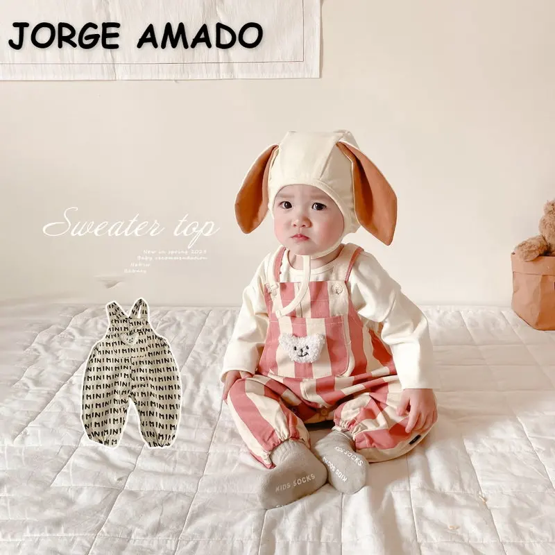 Korean Style New Summer Baby Boy Romper Red Apricot Striped Letter Square Collar Newborn Jumpsuit Infant Clothes E2261
Korean Style New Summer Baby Boy Romper Red Apricot Striped Letter Square Collar Newborn Jumpsuit Infant Clothes E2261