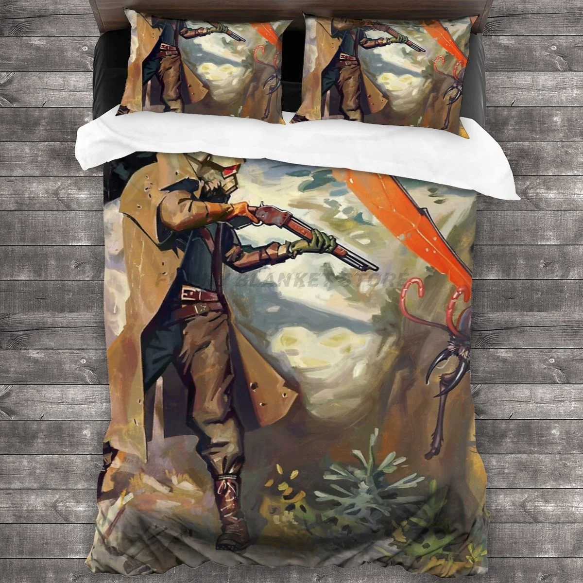 Fallout New Vegas Ranger Vs Cazador Bedding Set Duvet Cover Pillowcases Comforter Bedding Sets Bedclothes
Fallout New Vegas Ranger Vs Cazador Bedding Set Duvet Cover Pillowcases Comforter Bedding Sets Bedclothes