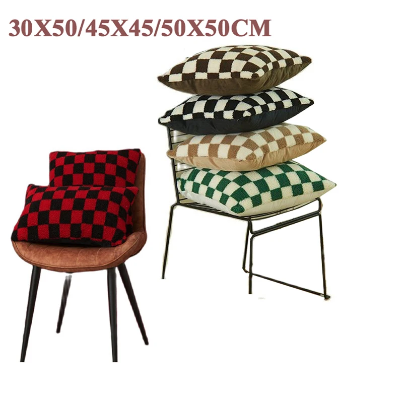 Плюшевые Декоративные наволочки 30x50/45x45/50x50 см, наволочка в клетку для диванной подушки, белого, черного, серого, коричневого цвета, наволочка
Плюшевые Декоративные наволочки 30x50/45x45/50x50 см, наволочка в клетку для диванной подушки, белого, черного, серого, коричневого цвета, наволочка
