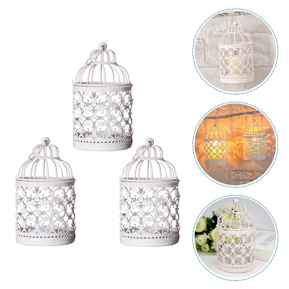 3 Pcs Hollow Bird Cage Holder Iron Vintage Decor Home Candlestick Creative Candlesticks Wrought Holders Novel
3 Pcs Hollow Bird Cage Holder Iron Vintage Decor Home Candlestick Creative Candlesticks Wrought Holders Novel