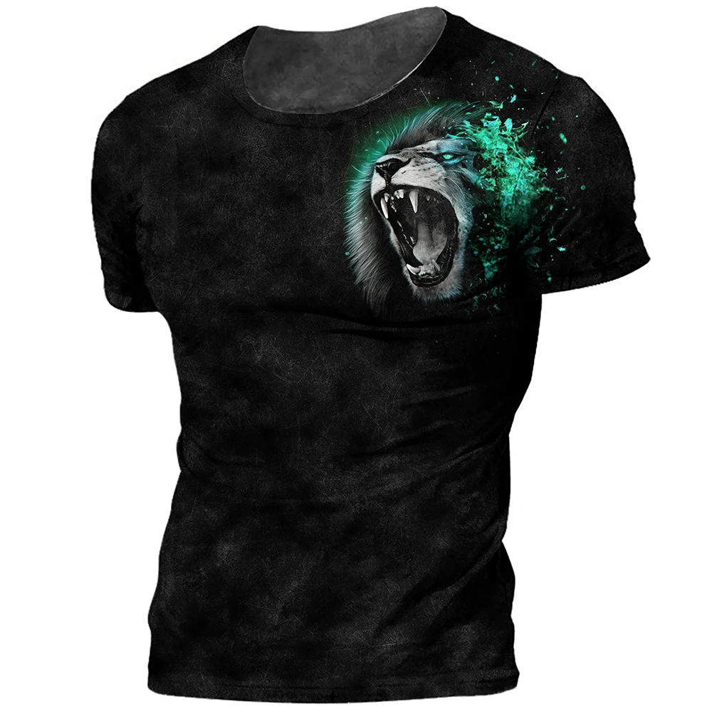 Men's Retro Short-sleeved Animal Print Simple Patchwork Summer T-shirt Harajuku O-neck Plus Size 3d Casual Pullover Fashion Tops
Men's Retro Short-sleeved Animal Print Simple Patchwork Summer T-shirt Harajuku O-neck Plus Size 3d Casual Pullover Fashion Tops