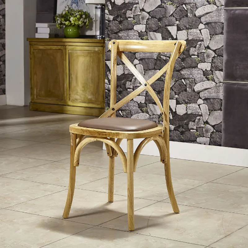 Solid Wood Dining Chair Cafe Restaurant Living Room Home Dining Table and Chair Backrest Adult Retro Fork Back Chair
Solid Wood Dining Chair Cafe Restaurant Living Room Home Dining Table and Chair Backrest Adult Retro Fork Back Chair
