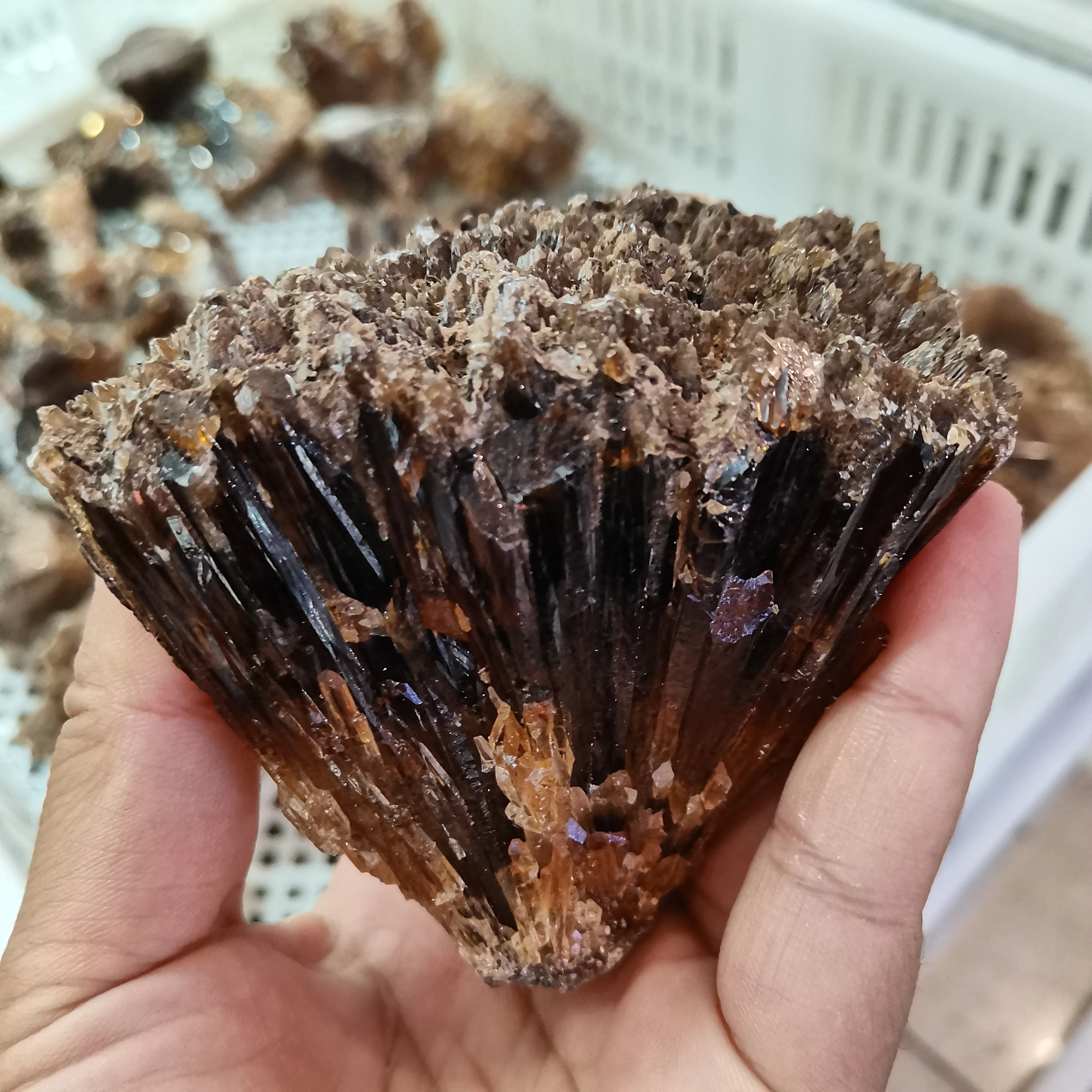 Rare natural amber calcite stone crystal mineral specimen original Raw stone crystals
Rare natural amber calcite stone crystal mineral specimen original Raw stone crystals
