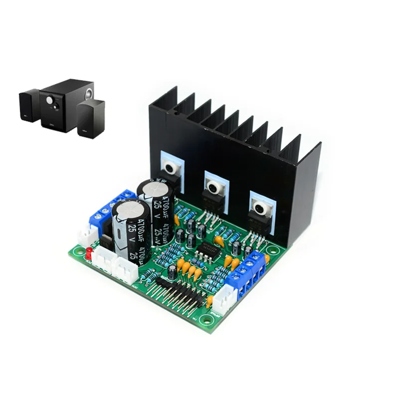 TDA2030A Fever HIFI сабвуфер 2 1 компьютер высокомощный 3-канальный усилитель сабвуфера |