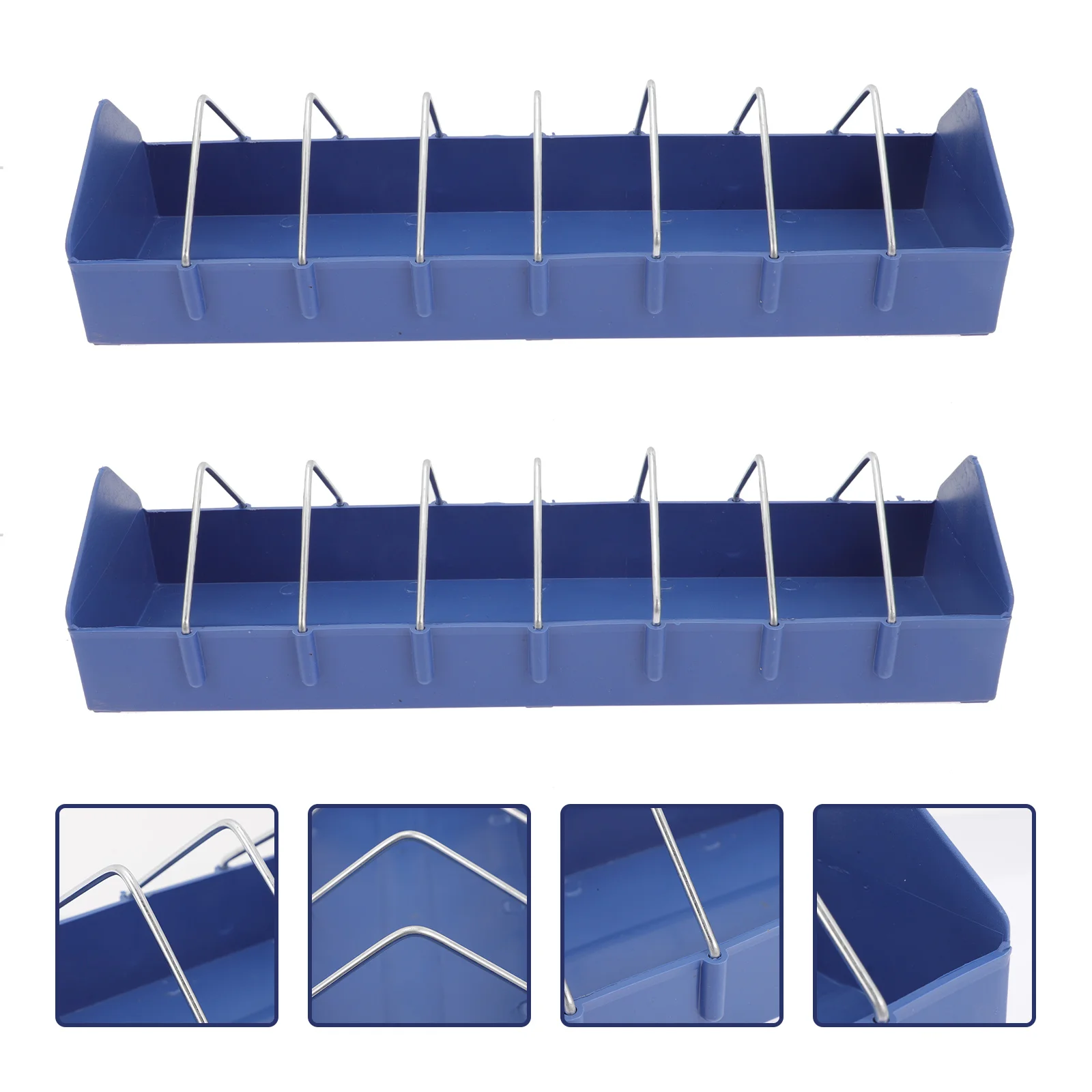 Bird Feeder Slot Storage Trough: Bird Dispenser Feeding Dish Container for Bird Animals Budgie Pigeon Supplies 2PCS
Bird Feeder Slot Storage Trough: Bird Dispenser Feeding Dish Container for Bird Animals Budgie Pigeon Supplies 2PCS