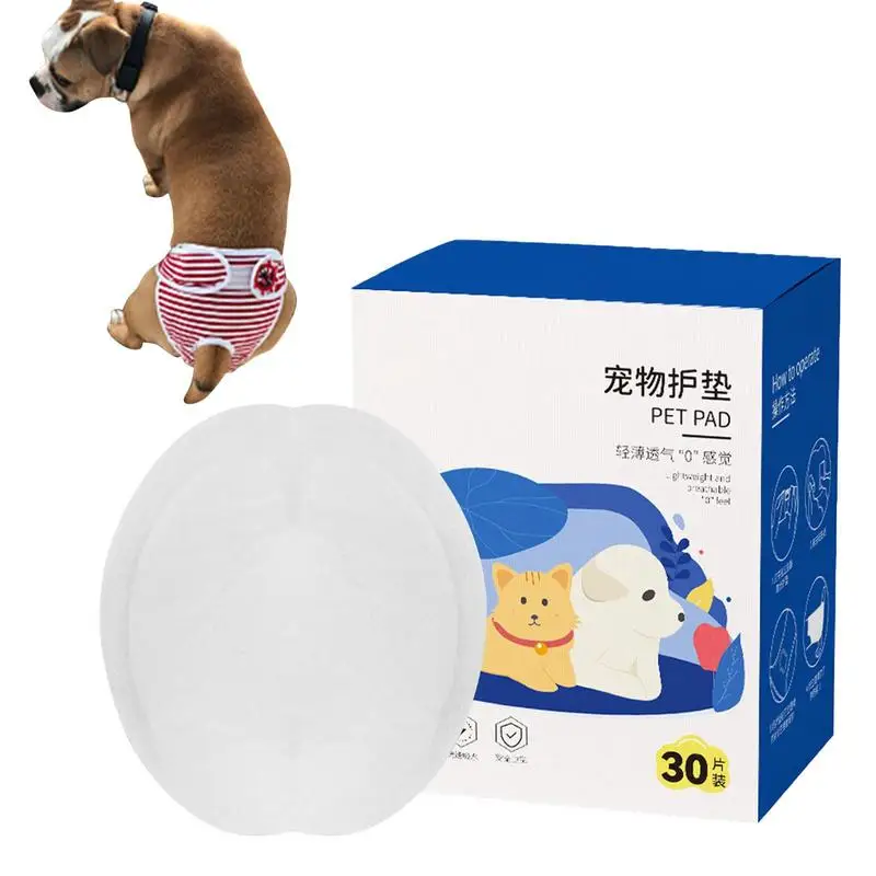 Dog Diaper Liners | 30 Count Pet Pee Diapers | Leakproof Super Absorbent Doggie Diaper for Female Dog In Heat incontinence Menst
Dog Diaper Liners | 30 Count Pet Pee Diapers | Leakproof Super Absorbent Doggie Diaper for Female Dog In Heat incontinence Menst