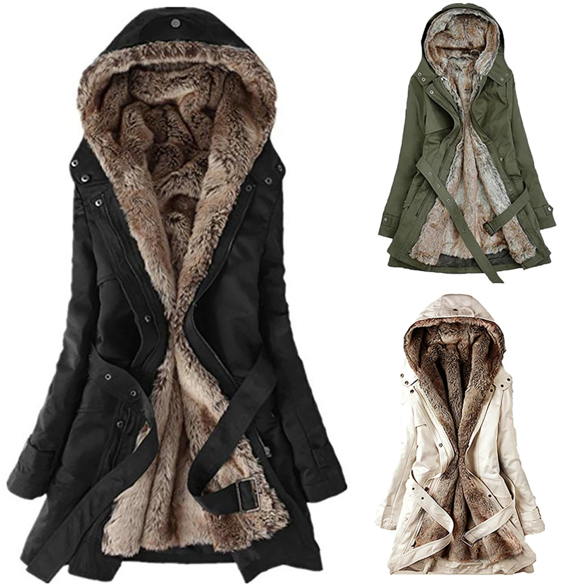 In winter Korean version of Mao Mao liner women`s windbreaker is long one dress and three coats padded coat and cotton coat.
In winter Korean version of Mao Mao liner women`s windbreaker is long one dress and three coats padded coat and cotton coat.