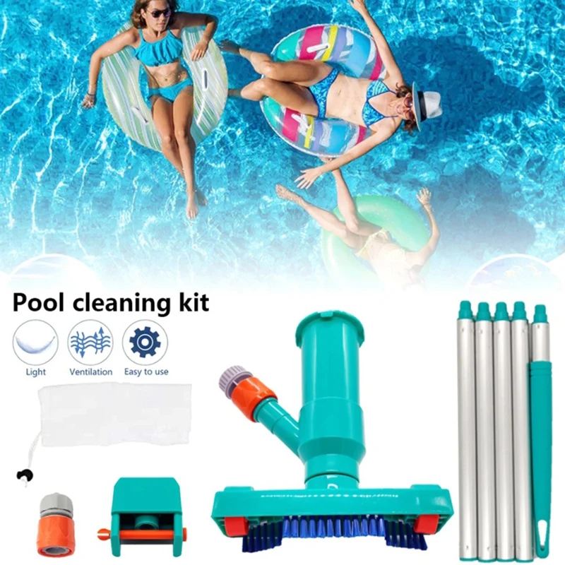 Promotion! Swimming Pool Cleaner Set Pond Fountain Skimmer Bottom Vacuum Cleaner Brush With Handle Swimming Pool Cleaning Tool
Promotion! Swimming Pool Cleaner Set Pond Fountain Skimmer Bottom Vacuum Cleaner Brush With Handle Swimming Pool Cleaning Tool