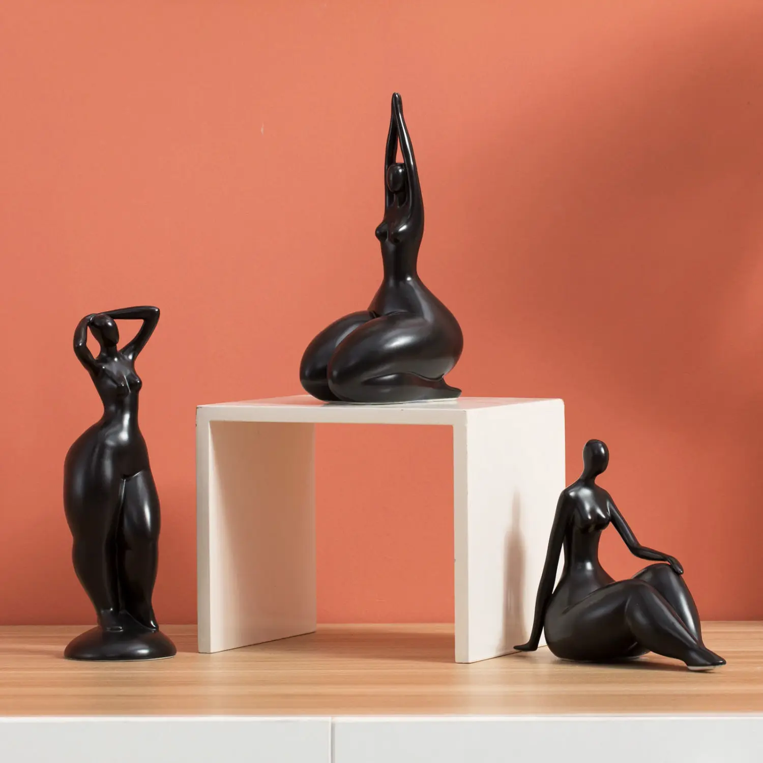 Ceramic Ornaments Home Decor Figurines For Interior Gift Yoga Woman Statue Room Decor Abstract Art Sculpture Desk Accessories
Ceramic Ornaments Home Decor Figurines For Interior Gift Yoga Woman Statue Room Decor Abstract Art Sculpture Desk Accessories