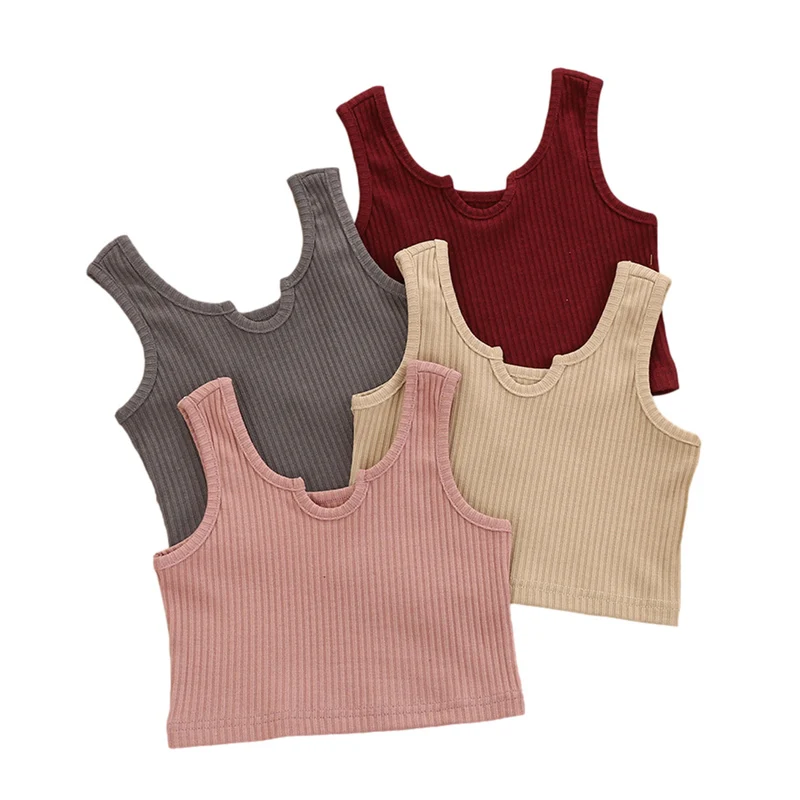 Summer Breathable Little Girls Vest Simple Style Solid Color Sleeveless Top Children Casual Clothes for Beach Vacation
Summer Breathable Little Girls Vest Simple Style Solid Color Sleeveless Top Children Casual Clothes for Beach Vacation