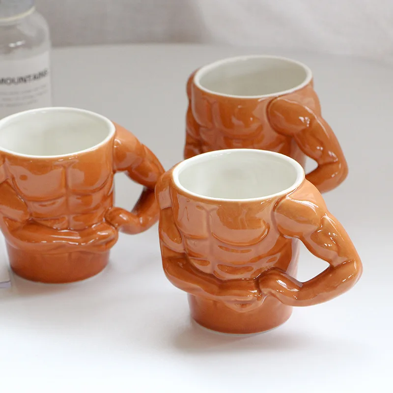 Ceramic Coffee Mug Creative Muscle Shape Cup Coffee Milk Tea Mug 280ml Water Cup for Friends and Couples Funny Birthday Gifts
Ceramic Coffee Mug Creative Muscle Shape Cup Coffee Milk Tea Mug 280ml Water Cup for Friends and Couples Funny Birthday Gifts