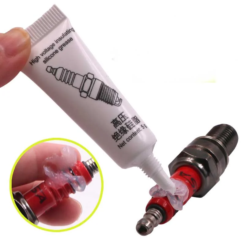 

Automobile Spark Plug High Voltage Insulating Grease Ignition Coil Lubricating Silicone Grease Corrosion Resistance Sealing Glue