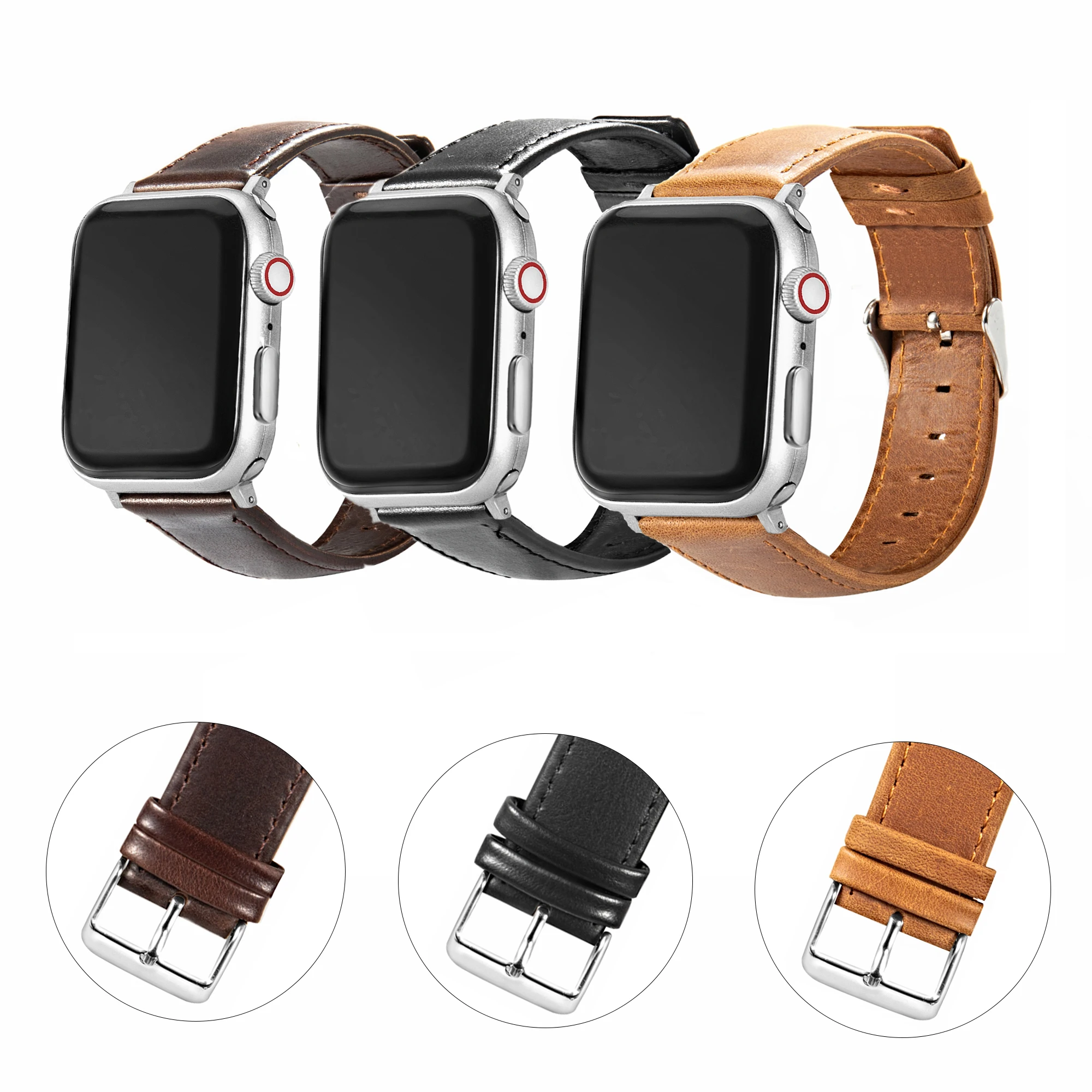 1PC 100% Genuine Cow Leather Link For Apple Watchband 38/40mm 42/44mm Magnetic Loop Bracelet iWatch Series Strap S018
1PC 100% Genuine Cow Leather Link For Apple Watchband 38/40mm 42/44mm Magnetic Loop Bracelet iWatch Series Strap S018
