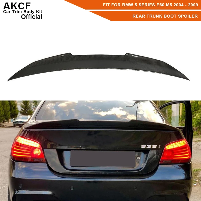 Спойлер для крышки багажника из углеродного волокна для BMW 5 серии E60 M5 2004 - 2009 FRP
Спойлер для крышки багажника из углеродного волокна для BMW 5 серии E60 M5 2004 - 2009 FRP