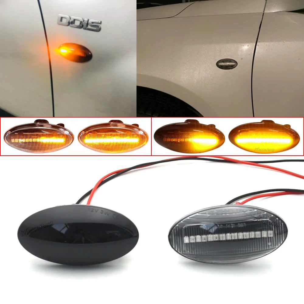 2Pcs LED Dynamic Side Marker Turn Signal Light Sequential Blinker Lamp Amber Indicator For Suzuki Swift Jimmy Vitara SX4 Alto
2Pcs LED Dynamic Side Marker Turn Signal Light Sequential Blinker Lamp Amber Indicator For Suzuki Swift Jimmy Vitara SX4 Alto