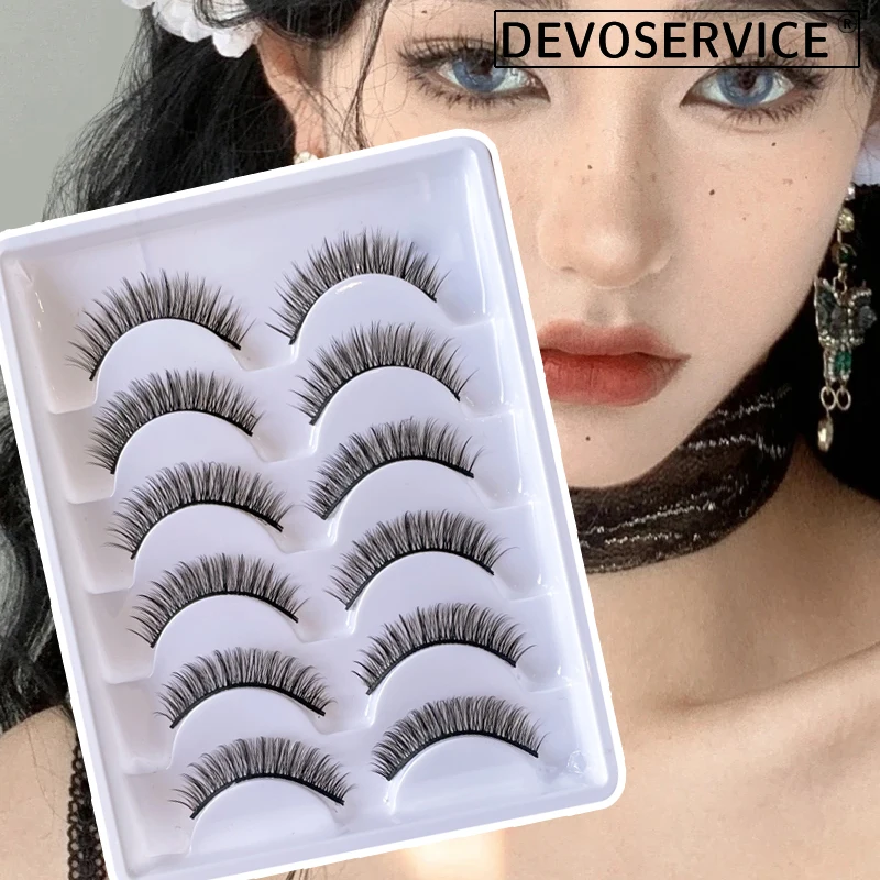 DEVOSERVICE Strip False Eyelashes 3/6 Pairs DD Curl Fluffy Lashes Thick Reusable Mink Sexy Nature Eyelash Extensions Maquiagem
DEVOSERVICE Strip False Eyelashes 3/6 Pairs DD Curl Fluffy Lashes Thick Reusable Mink Sexy Nature Eyelash Extensions Maquiagem