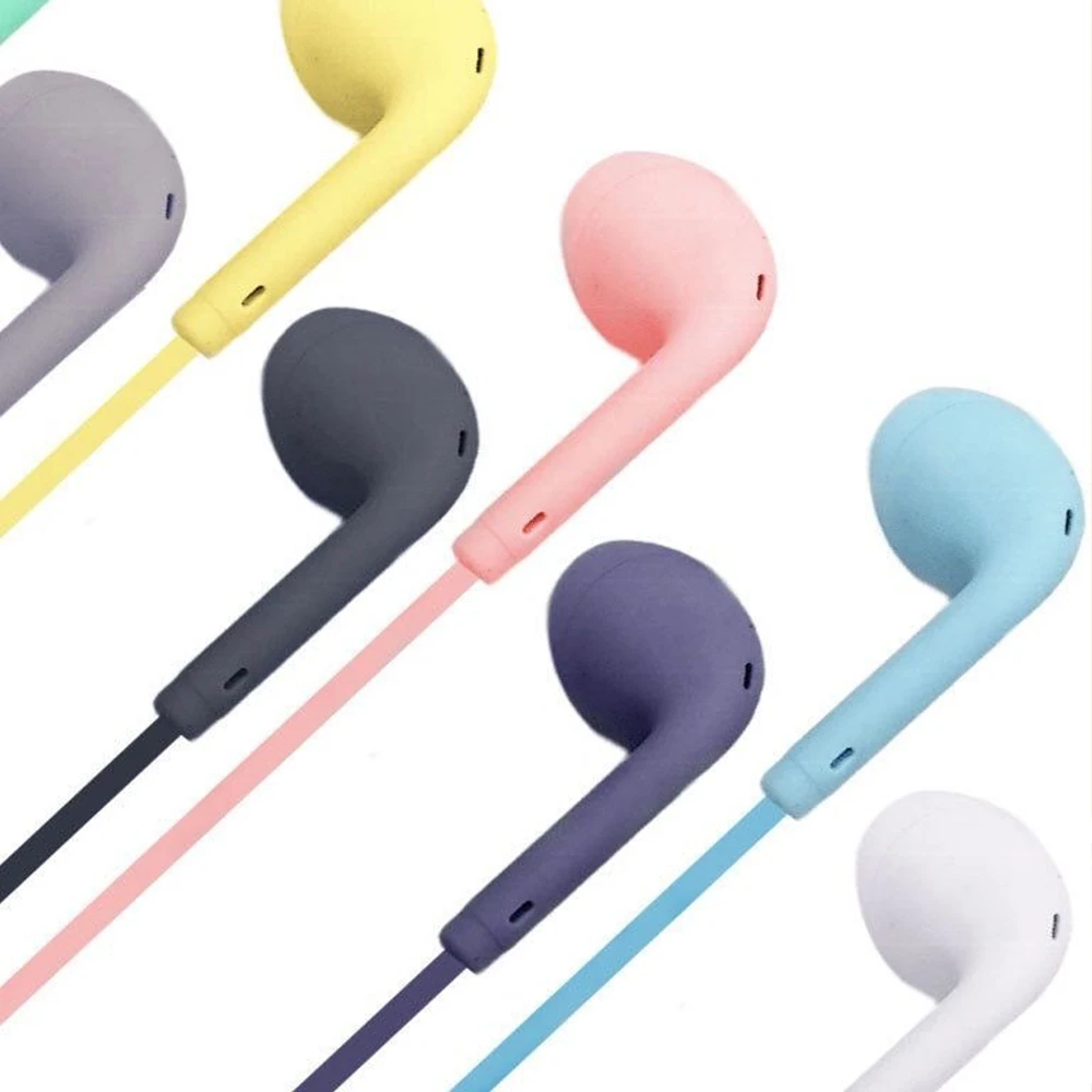 Universal 3.5mm Stereo Wired Earphones Headphones In Ear Sport Music Earbud Handfree Wired Headset with Mic For Smartphones
Universal 3.5mm Stereo Wired Earphones Headphones In Ear Sport Music Earbud Handfree Wired Headset with Mic For Smartphones