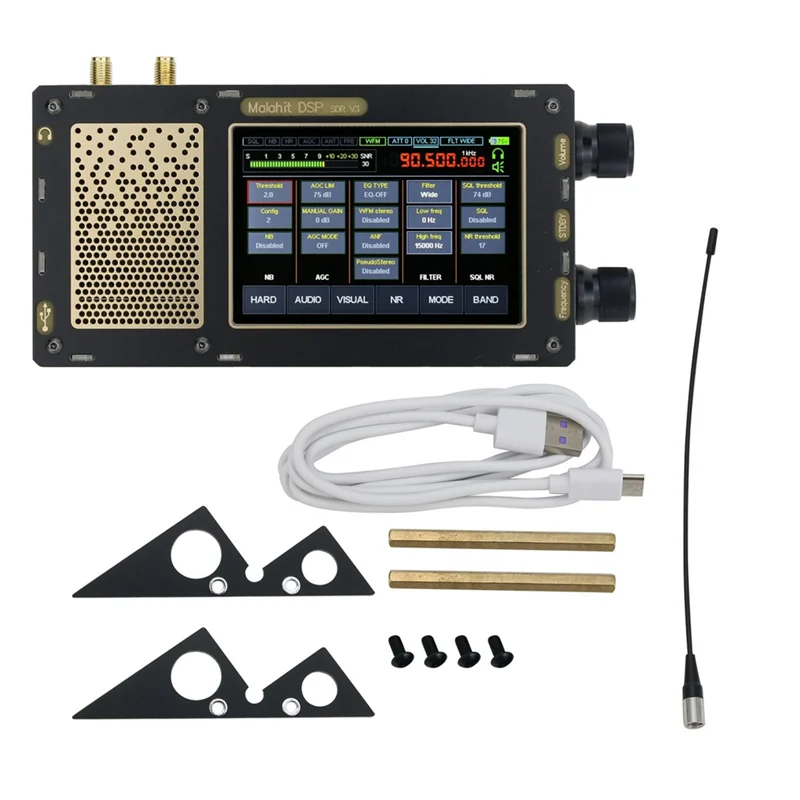 1.10D Firmware Enhanced Version 50KHz-2GHz Malachite SDR Receiver Radio DSP SDR Receiver with Code Support Two Antenna
1.10D Firmware Enhanced Version 50KHz-2GHz Malachite SDR Receiver Radio DSP SDR Receiver with Code Support Two Antenna