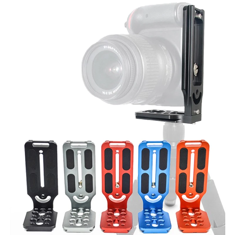 Universal Camera L Bracket Quick Release L Plate 1/4 Inch Screw Swiss Vertical Video Compatible for Nikon Canon Sony Fuji
Universal Camera L Bracket Quick Release L Plate 1/4 Inch Screw Swiss Vertical Video Compatible for Nikon Canon Sony Fuji