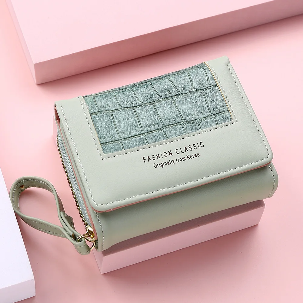 Women's Short Wallet Fashion Square Women's Wallet Large Capacity Zipper Pocket Ladies 2022 Fashion Texture 3 Fold Coin Purse
Women's Short Wallet Fashion Square Women's Wallet Large Capacity Zipper Pocket Ladies 2022 Fashion Texture 3 Fold Coin Purse