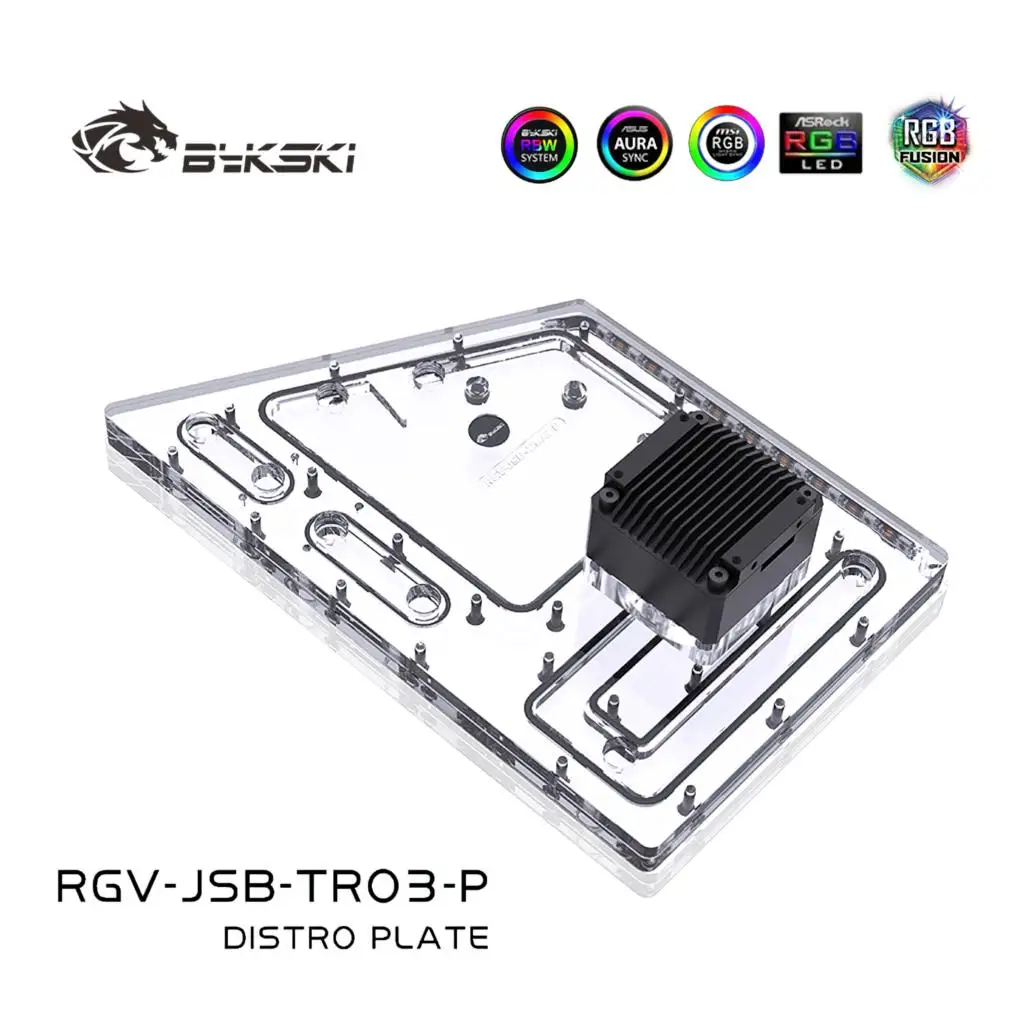 Bykski RGB Water Cooling Distro Plate Reservoir for JONSBO TR03 Chassis Case RGV-JSB-TR03-P
Bykski RGB Water Cooling Distro Plate Reservoir for JONSBO TR03 Chassis Case RGV-JSB-TR03-P