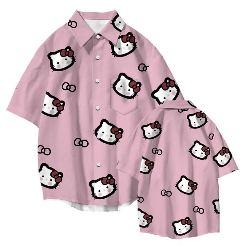 Sanrioed Kawaii мультфильм аниме Hello Kittys Kuromi свободная тонкая мужская и женская рубашка с коротким рукавом Ins милый универсальный топ
Sanrioed Kawaii мультфильм аниме Hello Kittys Kuromi свободная тонкая мужская и женская рубашка с коротким рукавом Ins милый универсальный топ