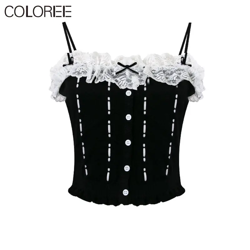 Женский ТРИКОТАЖНЫЙ УКОРОЧЕННЫЙ ТОП, элегантный кружевной топ составного кроя с бантом, корейская модная одежда Y2k на лето, 2023
Женский ТРИКОТАЖНЫЙ УКОРОЧЕННЫЙ ТОП, элегантный кружевной топ составного кроя с бантом, корейская модная одежда Y2k на лето, 2023