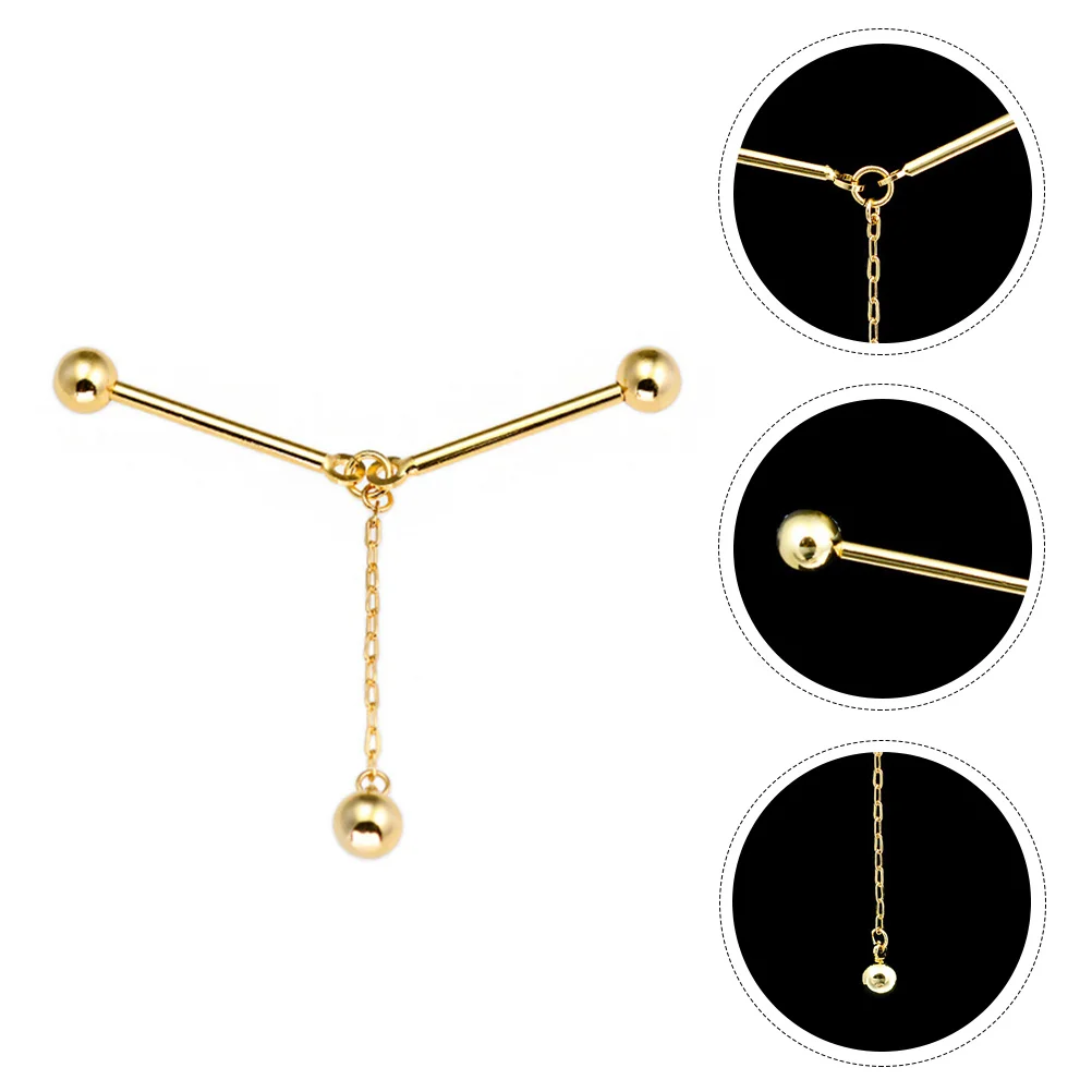 Pin Collar Brooch Lapel Clothing Chic Vintage Breastpin Metal Chain Sweater Fashion Decor Decorative Spiral Button Accessory
Pin Collar Brooch Lapel Clothing Chic Vintage Breastpin Metal Chain Sweater Fashion Decor Decorative Spiral Button Accessory