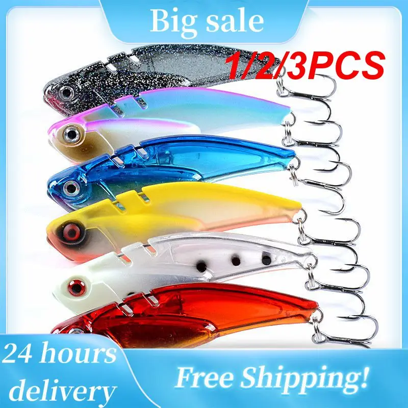 1/2/3PCS Vib Lure 3d Eyes Realistic Sharp Hook Tip Strong Penetration Higher Fish Rate Fishing Supplies Vib 19.8g 
1/2/3PCS Vib Lure 3d Eyes Realistic Sharp Hook Tip Strong Penetration Higher Fish Rate Fishing Supplies Vib 19.8g