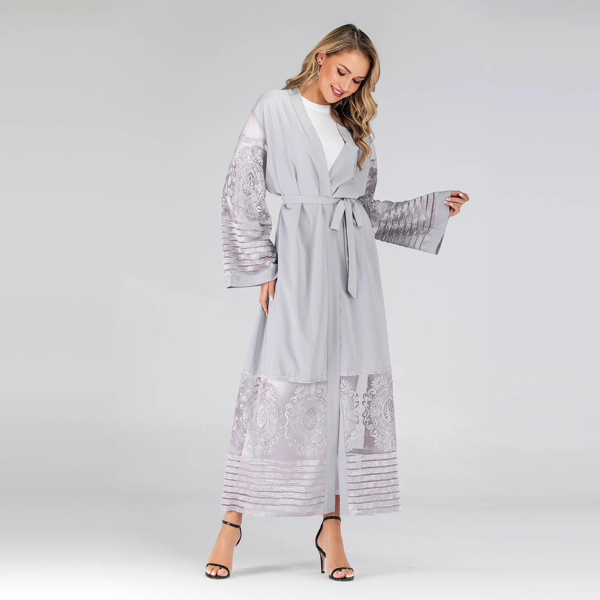 Autumn Blusas Mujer De Moda 2020 Abaya Women Long Chiffon Lace Cardigan Kimonos Mujer Roupa Korean Fashion Clothing
Autumn Blusas Mujer De Moda 2020 Abaya Women Long Chiffon Lace Cardigan Kimonos Mujer Roupa Korean Fashion Clothing
