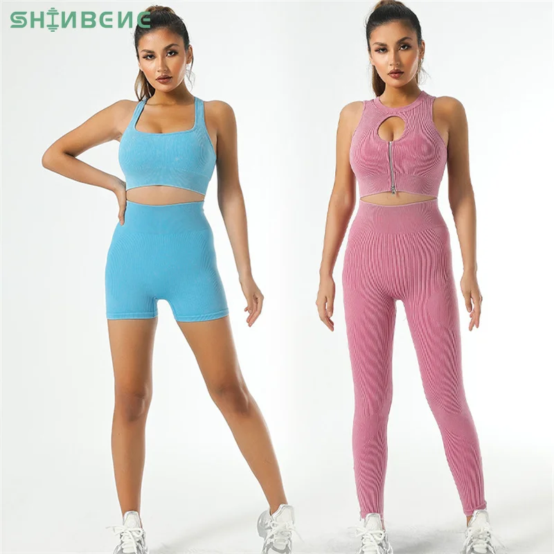 SHINBENE Seamless Yoga Running Sports Set Women Breathable Anti-sweat Tight Suits Workout Exercise Training Sets Tracksuits
SHINBENE Seamless Yoga Running Sports Set Women Breathable Anti-sweat Tight Suits Workout Exercise Training Sets Tracksuits