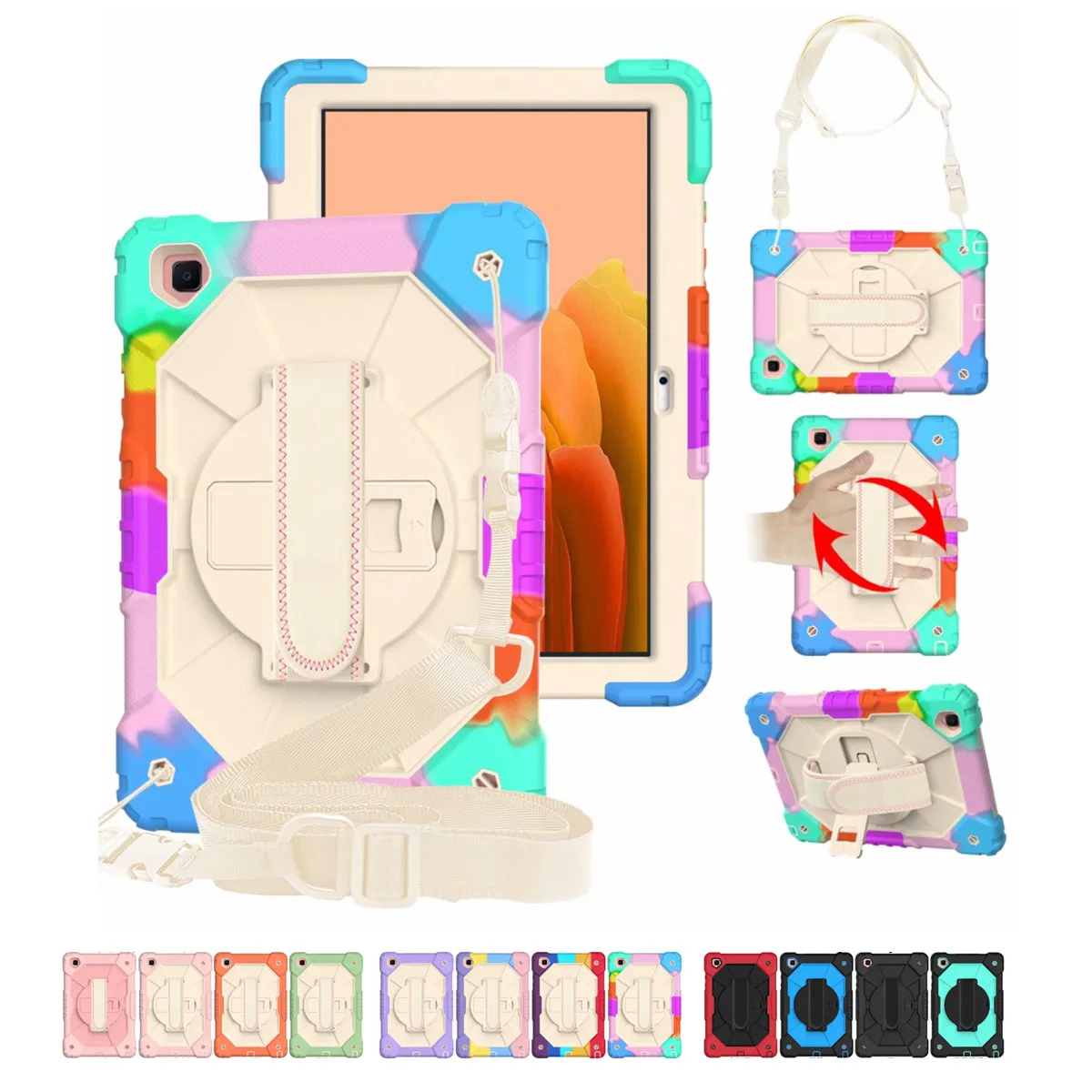 Silicone PC Shockproof Tablet Case For Huawei Matepad T10 9.7" AGS3-L09/W09 Heavy Duty Rugged Cover For Huawei T10S Coque +Strap
Silicone PC Shockproof Tablet Case For Huawei Matepad T10 9.7" AGS3-L09/W09 Heavy Duty Rugged Cover For Huawei T10S Coque +Strap
