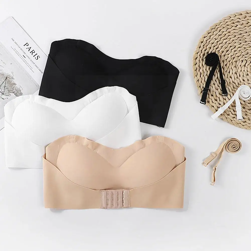 Strapless Bra For Woman Invisible Tube Tops Seamless Breathable Wireless Wedding Brassiere Push Up Bras Sexy Female Lingeri T1N5
Strapless Bra For Woman Invisible Tube Tops Seamless Breathable Wireless Wedding Brassiere Push Up Bras Sexy Female Lingeri T1N5