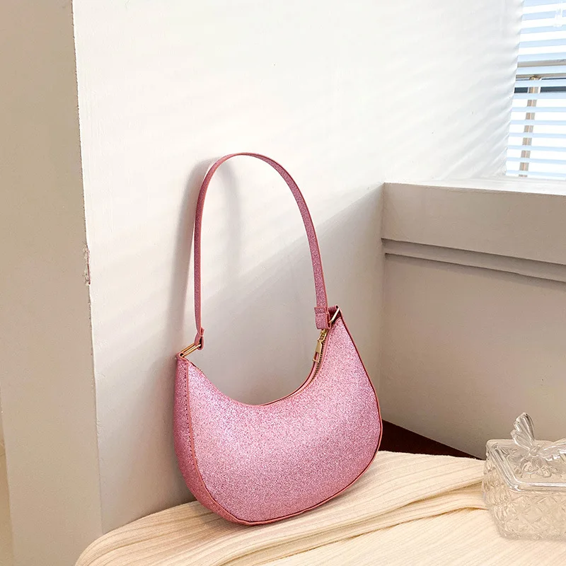 Fashion Women Bags Exquisite Armpit Shoulder Bag Luxury Solid Color Totes Underarm Bags Large Capacity Dumpling Handbag Female
Fashion Women Bags Exquisite Armpit Shoulder Bag Luxury Solid Color Totes Underarm Bags Large Capacity Dumpling Handbag Female