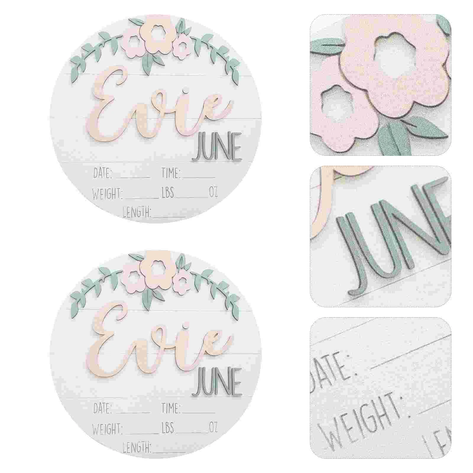 2 Pcs Pretty Gift Newborn Announcement Sign Prop Birth Announcement Sign Prop for Photo Prop Decoration Baby Shower
2 Pcs Pretty Gift Newborn Announcement Sign Prop Birth Announcement Sign Prop for Photo Prop Decoration Baby Shower