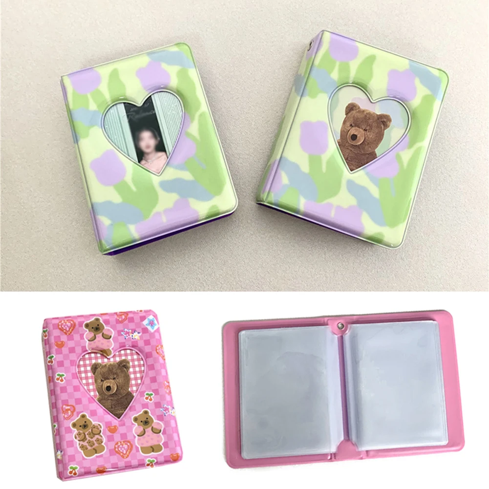 Cartoon Photo Album Mini Album Photocards Bear Tulip Photocard Holder Small Card Storage Album 3inch Album INS Korean Cute Sweet
Cartoon Photo Album Mini Album Photocards Bear Tulip Photocard Holder Small Card Storage Album 3inch Album INS Korean Cute Sweet