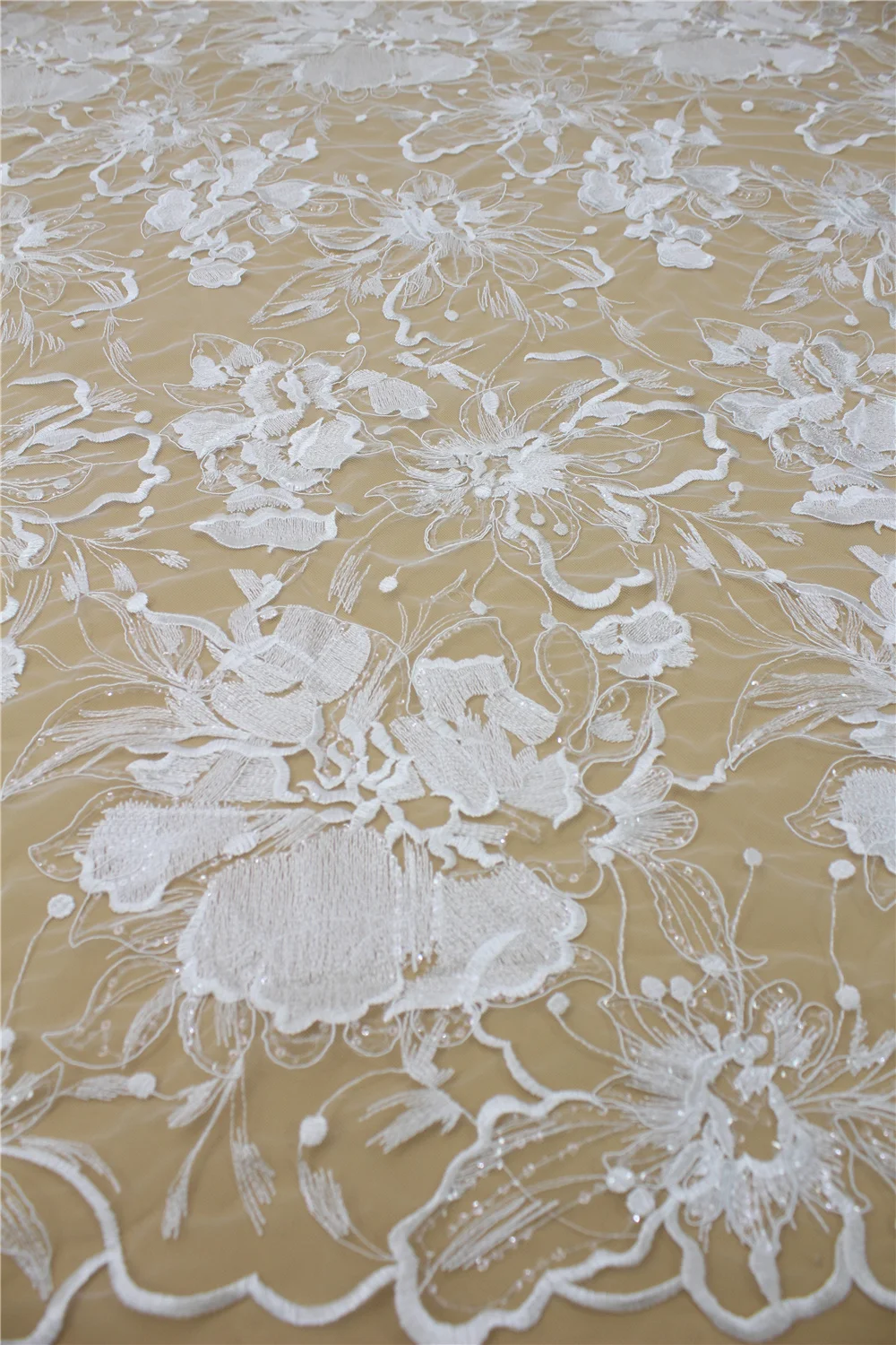 Beautiful Floral Lace Corded Lace Fabric, Wedding Dress Bridal Gown Lace Fabric, Embroidery Lace Fabric Sequin Lace By The Yard
Beautiful Floral Lace Corded Lace Fabric, Wedding Dress Bridal Gown Lace Fabric, Embroidery Lace Fabric Sequin Lace By The Yard