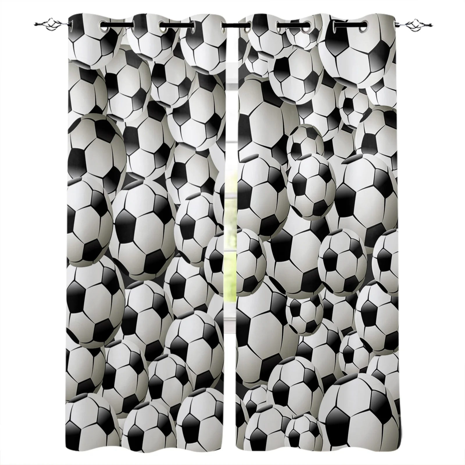 Soccer Balls Football Window Interior Curtain Valance Door Room Drape for Kitchen Living Room Bedroom Decoration Curtains
Soccer Balls Football Window Interior Curtain Valance Door Room Drape for Kitchen Living Room Bedroom Decoration Curtains