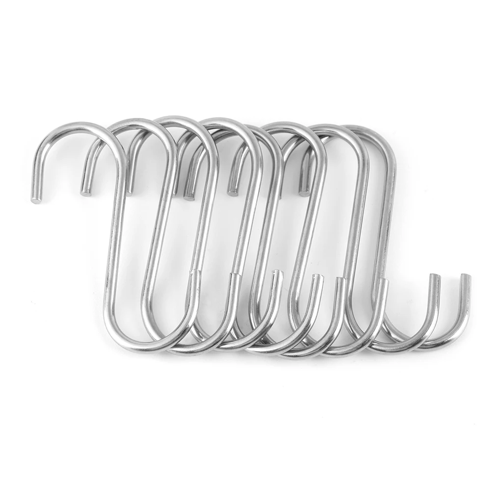 5/10/20PCS Stainless Steel S Shaped Clasps Hooks For Kitchen Household Hanger Storage Holders Organizer Hooks & Rails Home Tools
5/10/20PCS Stainless Steel S Shaped Clasps Hooks For Kitchen Household Hanger Storage Holders Organizer Hooks & Rails Home Tools