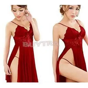Women Nightgown Hot Nightwear Sexy Lingerie Lace Slits Nightdress V-neck Nightie Vintage Sleepwear Female Pijama embroidery
Women Nightgown Hot Nightwear Sexy Lingerie Lace Slits Nightdress V-neck Nightie Vintage Sleepwear Female Pijama embroidery