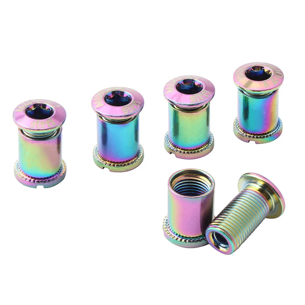 5 Pairs Crankset Bolts Crank Bolts Bike Chainring Bolts Crank Screws Nuts Step 2.4mm Thread M8 Bike Chainset Screws Cycling Part
5 Pairs Crankset Bolts Crank Bolts Bike Chainring Bolts Crank Screws Nuts Step 2.4mm Thread M8 Bike Chainset Screws Cycling Part