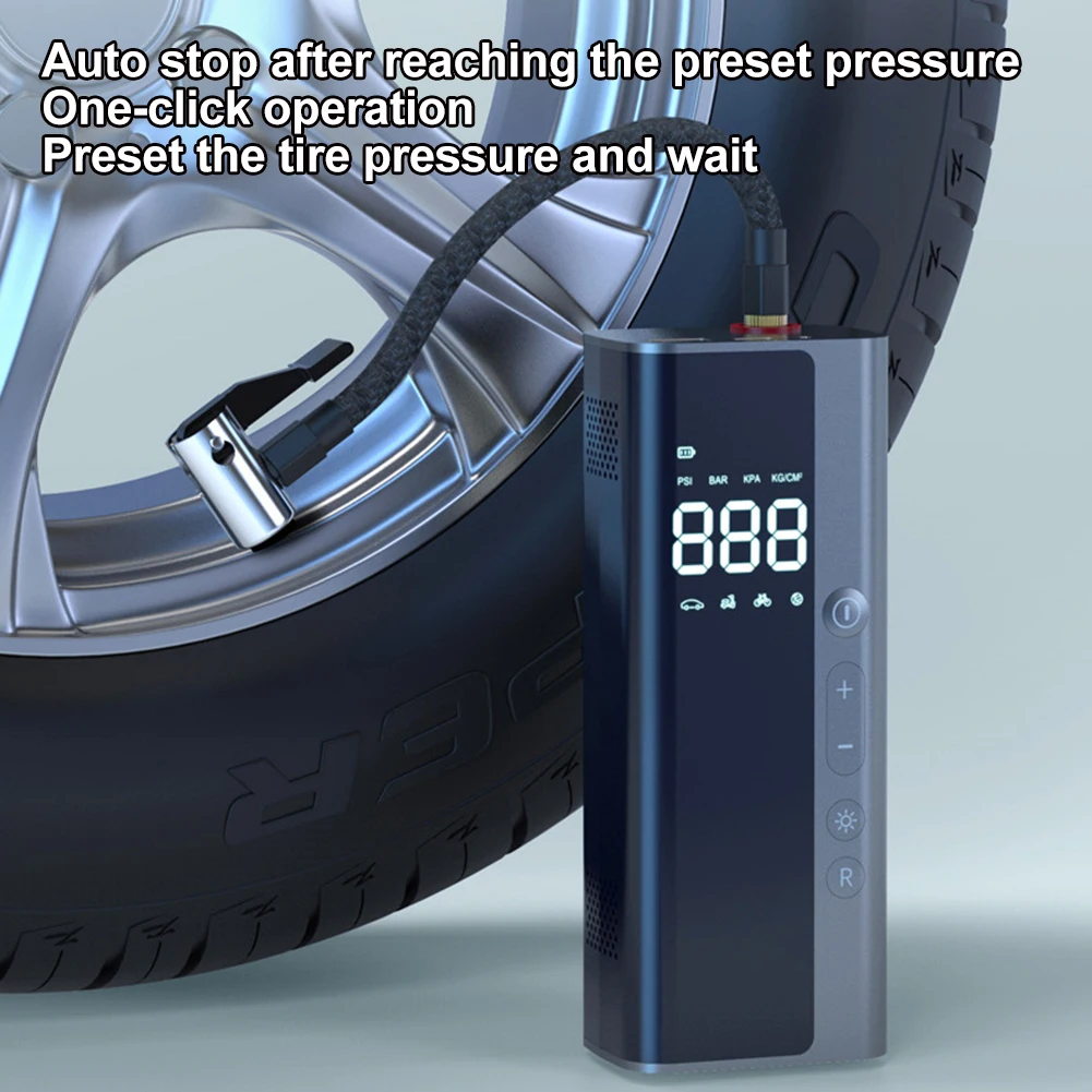 Mini Electrical Car Tire Inflator Portable Air Compressor Wireless Digital Inflatable Pump For Motorcycle Bicycle Car Tyre Balls
Mini Electrical Car Tire Inflator Portable Air Compressor Wireless Digital Inflatable Pump For Motorcycle Bicycle Car Tyre Balls